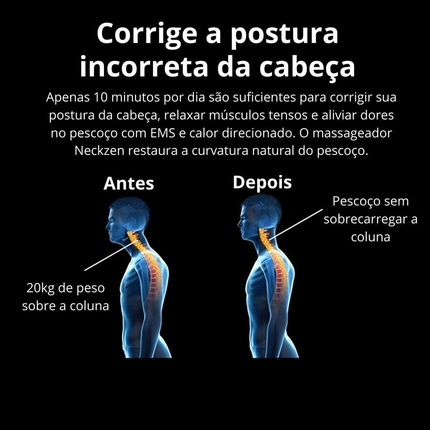Massageador cervical 4 em 1