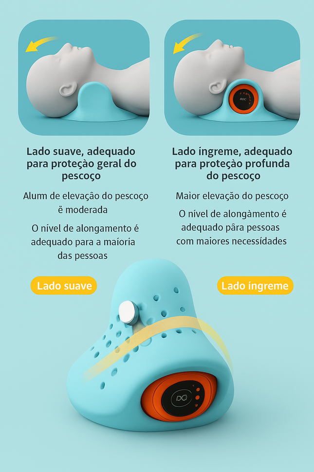 Massageador cervical 4 em 1