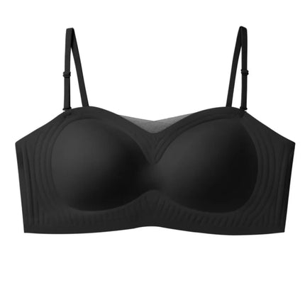 Sutiã sem fio invisível volta sem costura fina fundação de verão