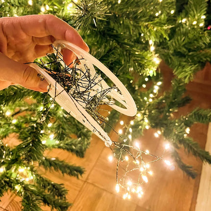 Luz de led decoração natalina