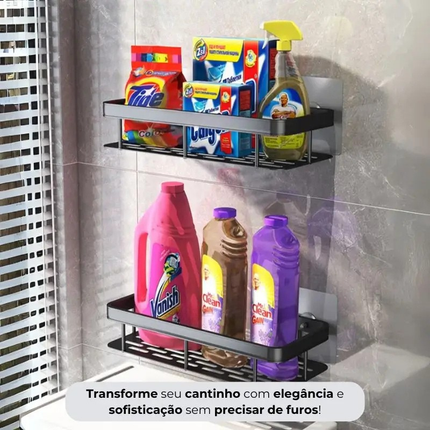 Kit Suporte Organizador em Alumínio + Adesivos ProFix