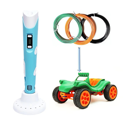 Caneta 3D Infantil Profissional para Desenho e Impressão Manual + Refil Grátis